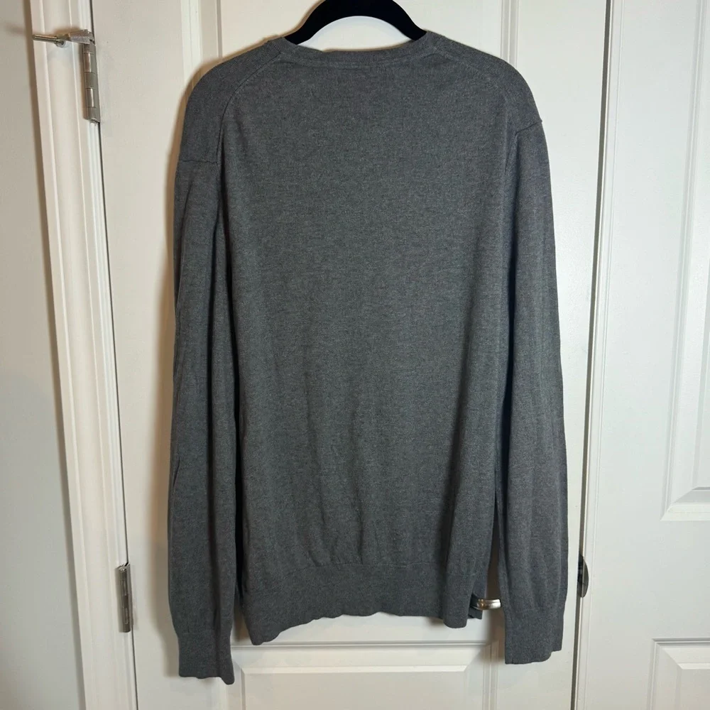 Banana Republic Luxury Blend Silk Cashmere V-Neck Sweater Office Casual XL